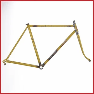 FREJUS STEEL FRAMESET FRAME 60s CAMPAGNOLO VINTAGE LUGS ROAD RACING BIKE OLD - Picture 1 of 12