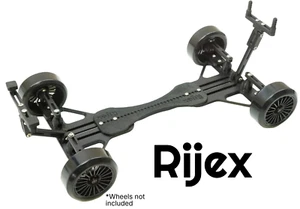 Rodillo de chasis de automóvil de deriva de radiocontrol escala 1/10 Rijex para cuerpos de exhibición - Imagen 1 de 13