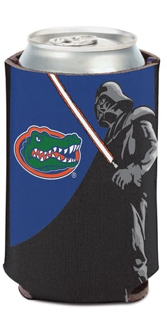 Florida Gators NCAA Can Holder Cooler Bottle Sleeve Star Wars Team Darth Vader Cover