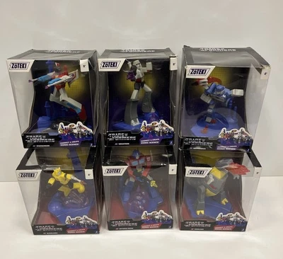 Zoteki Transformers 4” Figure Set Lot 2021 Complete Soundwave Jazwares Toys NEW - Image 1 of 4