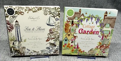 2 Craft Consortium Cardstock Paper Pad 6X6 40 Sheet Sea Shore Cottage Garden - Image 1 of 4
