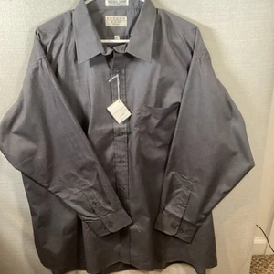 Botany 500 Men's Dress Shirt Size 18.5 34/39 Grey NWT - Picture 1 of 5