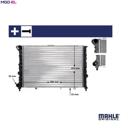 RADIATOR ENGINE COOLING CR 521 000S FOR ALFA ROMEO AR32310/32301 2.0L 4cyl 156 - Image 1 of 4