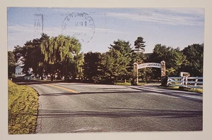 Entrance Sign Camp Swatara, Bethel, PA - Pennsylvania Postcard - Picture 1 of 2
