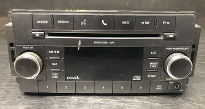 Dodge Caliber Am Fm 2008-2010 CD receptor de radio estéreo con radio satelital OEM Foto 1 de 4