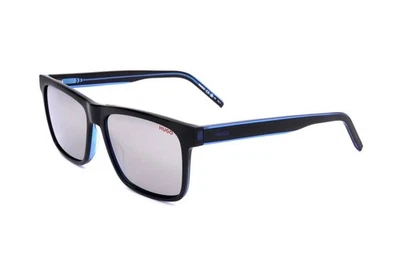 Occhiali da Sole Hugo HG 1242/S D51 BLACK BLUE 56/15/145 Uomo - Immagine 1 di 4