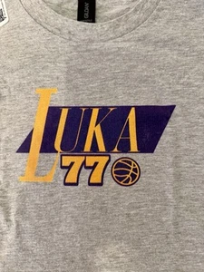Luka Dončić Luka Doncic LA Lakers # 77 LA - T- Shirt. Size Youth Small - NEW - - Picture 1 of 4