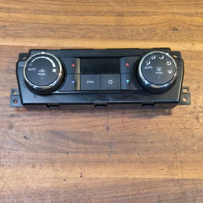 09-12 Dodge RAM AC Dual Zone Climate Heater Control Temperature Panel 55056827AG - Image 1 of 4
