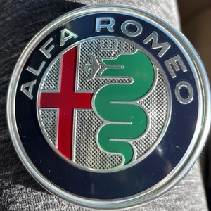 ALFA ROMEO 2017-2024 REAR TRUNK TAILGATE EMBLEM 50534924 OEM - Picture 1 of 4