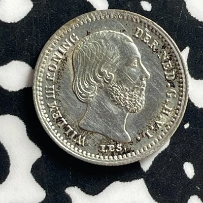 1879 Netherlands 5 Cents Lot#JM0034 Silver! High Grade! Beautiful! - Image 1 of 2