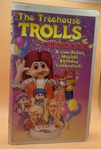 Treehouse Trolls Birthday Day VHS 1992 Clamshell **Buy 2 Get 1 Free** - Picture 1 of 3