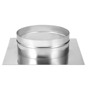 10" Galvanized Steel Duct Connector Flange Air Ducting Mounting Plate,14"x14" - Picture 1 of 6