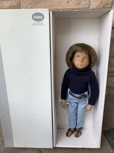 Sasha doll "Gregor of Germany" by Gotz Mint In Box W Tags, Bracelet - Picture 1 of 6