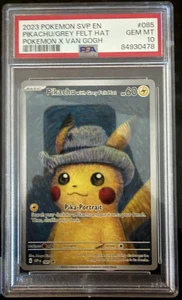 Pikachu with Grey Felt Hat 085 Sv: Scarlet & Violet Promo Cards Regular - Picture 1 of 1
