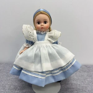 Madame Alexander Alice im Wunderland Vintage 8" Puppe 14508 blau Kleiderständer SCHÖN - Bild 1 von 5