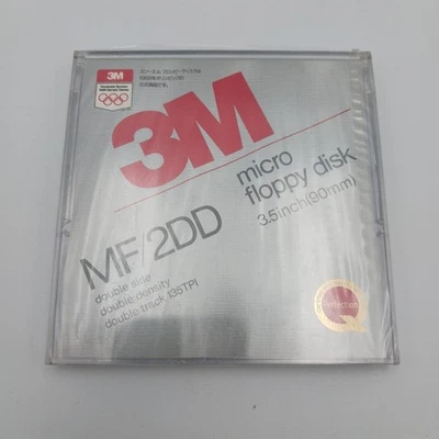 New Sealed 3M MF/2DD 3.5" Micro Floppy Disk 1988 Olympics NTSC-J Vintage - Image 1 of 4