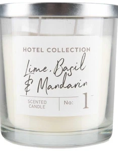 Hotel Nº 1 Vela Perfumada de Lujo Larga Duración 2 Mechas Lima Albahaca y Mandarina - Imagen 1 de 1