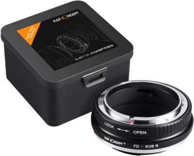 K&F Concept Manual Lens Adapter for Canon FD FL Mount Lens to Canon EOS R Camera - Image 1 of 4