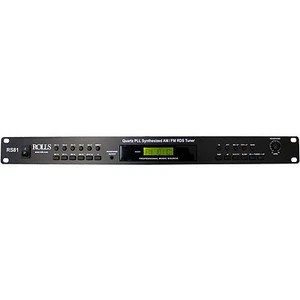 Rolls RS81B Rack Mount Quartz PLL Synthesized AM/FM Tuner 1U - Picture 1 of 2