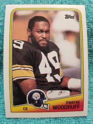 1988 TOPPS DWAYNE WOODRUFF #174 PITTSBURGH STEELERS - Image 1 of 4