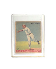 1933 Goudey Big League Chewing Gum - R319 #20 Bill Terry (RC) Vintage Baseball