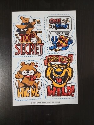 Parches Scratch N Sniff Mark 1 Vintage 1984 - Top Secret Foto 1 de 4