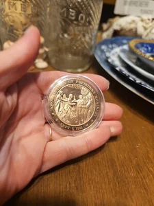 Franklin Mint History of the United States Bronze Medal Coin 1901 - Picture 1 of 3