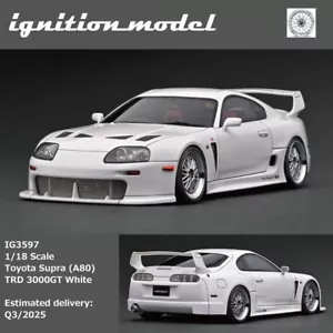 IG3597 Toyota Supra (A80) TRD 3000GT (White) 1/18 Ignition Model *Q3 PREORDER* - Foto 1 di 1