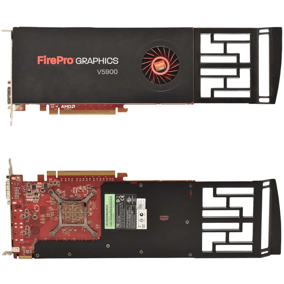 HP AMD FirePro V5900 Graphics Card / Graphics Card 654595-001 2GB SDRAM GDDR5 - Image 1 of 4