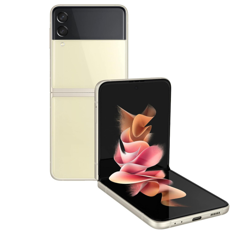 Samsung Galaxy Z Flip 3 5G - 256GB- (Unlocked) Cream *Brand New in  
