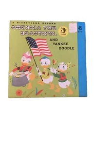 VINTAGE 1960 Disneyland America the Beautiful 45 RPM Record Huey Dewey Louie - Picture 1 of 6