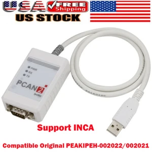 PCAN USB to CAN Adapter Compatible PEAKIPEH-002022/002021 Support INCA HOT - Picture 1 of 10