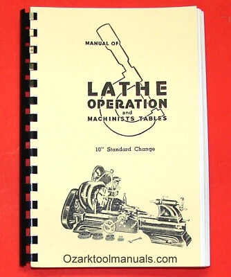 Atlas Craftsman Manual of Metal Lathe Operation Book for 10" Standard 0033 - Image 1 of 4