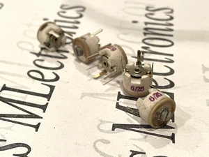5x Variable Military Radial Ceramic Trimmer Capacitor 6-25pF  250V  NOS - Picture 1 of 3