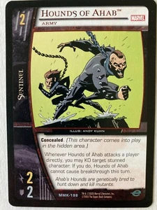 VS System Hounds of Ahab Army sin lámina - Marvel Knights MMK-198 - Imagen 1 de 1