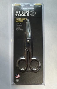 Klein Tools 2100-5 Electrician Scissors for Heavy-Duty Cutting, Made in USA, - Picture 1 of 2