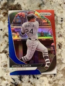 Panini Prism 2020 rojo blanco azul tarjeta Prizm cerveceros Avisail Garcia #125 nivel 2 - Imagen 1 de 1