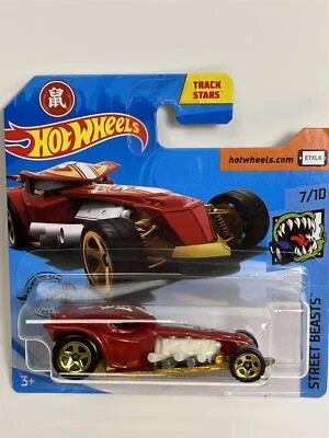 Hot Wheels Ratical Racer Strada Animali 1:64 Scala GHD40D521 B12 - Immagine 1 di 4