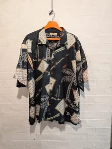 Camicia hawaiana seta Tommy Bahama uomo taglia XXL floreale spiaggia barbecue estate - Foto 1 di 7