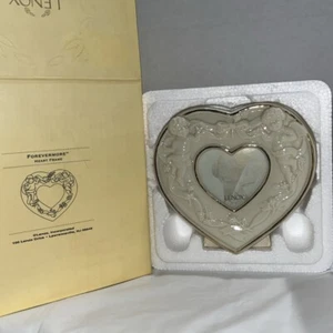 Vtg Lenox Heart Picture Frame Forevermore NIB 4.5” Porcelain - Picture 1 of 10