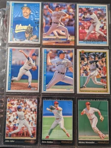 LOTE DE NUEVE TARJETAS DE BÉISBOL. Tienda de sellos de Paul Molitor y más sal. - Imagen 1 de 5