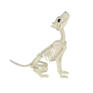 27" Sonido Activado LED Luz Negra Animado Lobo Esqueleto Decoración Halloween - Imagen 1 de 10