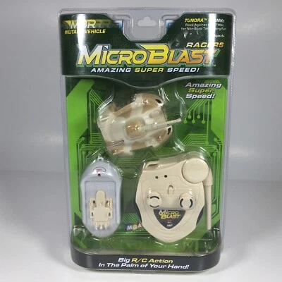 MGA Microblast Racers RC 49MHZ Military Vehicle Tundra MBR Tank 2003 NEW - Image 1 of 4