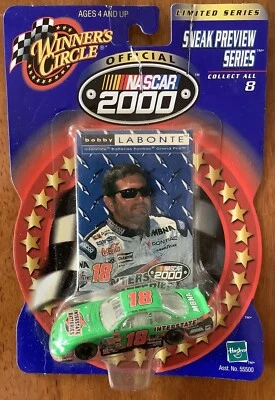 WINNERS CIRCLE NASCAR 2000 BOBBY LABONTE #18 1:64 INTERSTATE BATTERY LIMITED - Image 1 of 2