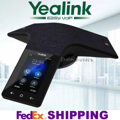 YEALINK CP925 TOUCH-SENSITIVE FULL DUPLEX HD AUDIO IP CONFERENCE PHONE - NEW - Image 1 of 3