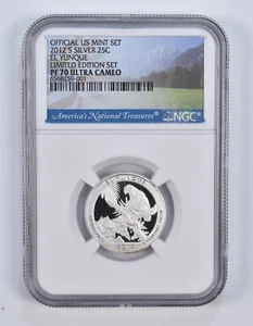 2012-S Silver PF70 ANT El Yunque Quarter Limited Edition NGC - Picture 1 of 5