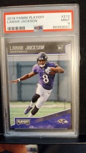 2018 Panini Playoff - Rookies Red Zone #212 Lamar Jackson (RC)