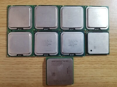 Intel AMD CPU 9 lot scrap gold recovery Arts and Craft - Image 1 of 2