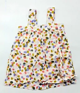 Dulce Original Bebé Tirantes Vestido De Petit Bateau Talla 6M 68 Lunares - Imagen 1 de 2