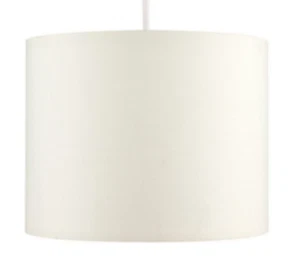 Pendant Drum Shade Rolla KD NE Cream Large Self Assembly RequiredNEW FREE P&P(C) - Picture 1 of 4